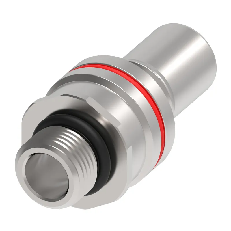 COUPLING,MQD,MALE,1/4,304,-4MORB,EPDM,RD — photo 1 of 3