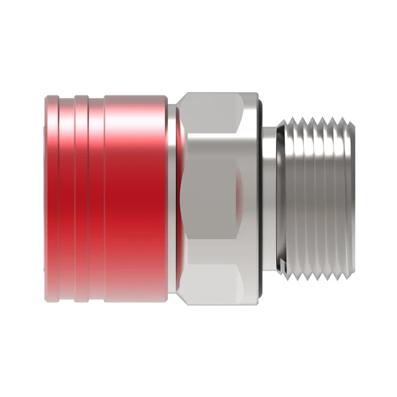 COUPLING,MQD,FEM,1/4,304,-6MBS,EPDM,RD — photo 2 of 3