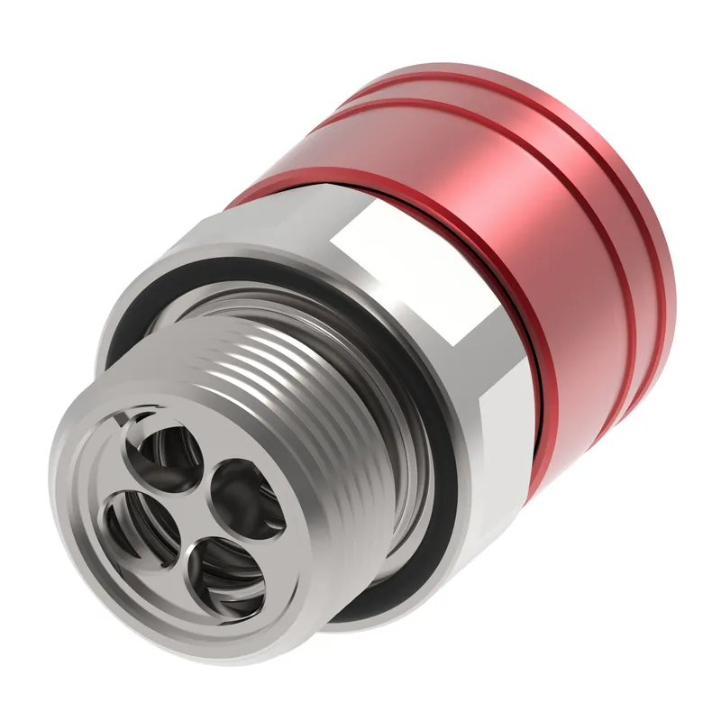 COUPLING,MQD,FEM,1/4,304,-6MBS,EPDM,RD — photo 3 of 3