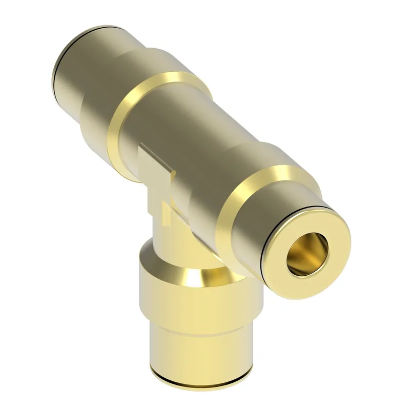 ADPT BRASS PUSH CONN UNION Tee 1/8 TUBE — photo 2 of 3