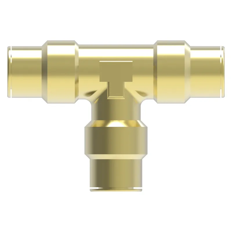 ADPT BRASS PUSH CONN UNION Tee 3/8 TUBES — photo 3 of 3