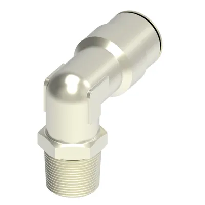ADPTR BRASS PUSH CONNECT 90 D MP Swvl