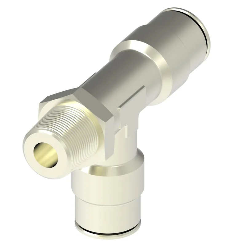 ADPT BRASS PUSH CONN Tee MP Swvl on Run — photo 1 of 3