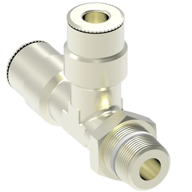 ADPT BRASS PUSH CONN Tee MP Swvl on Run — photo 3 of 3