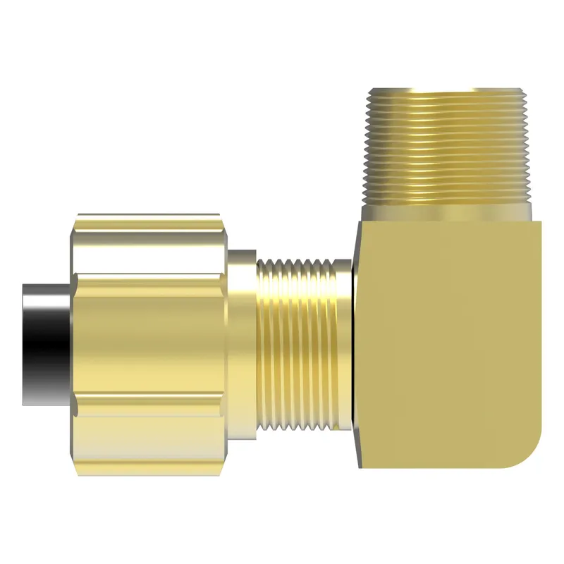 BRASS POLYLINE 90D ELBOW — photo 3 of 3