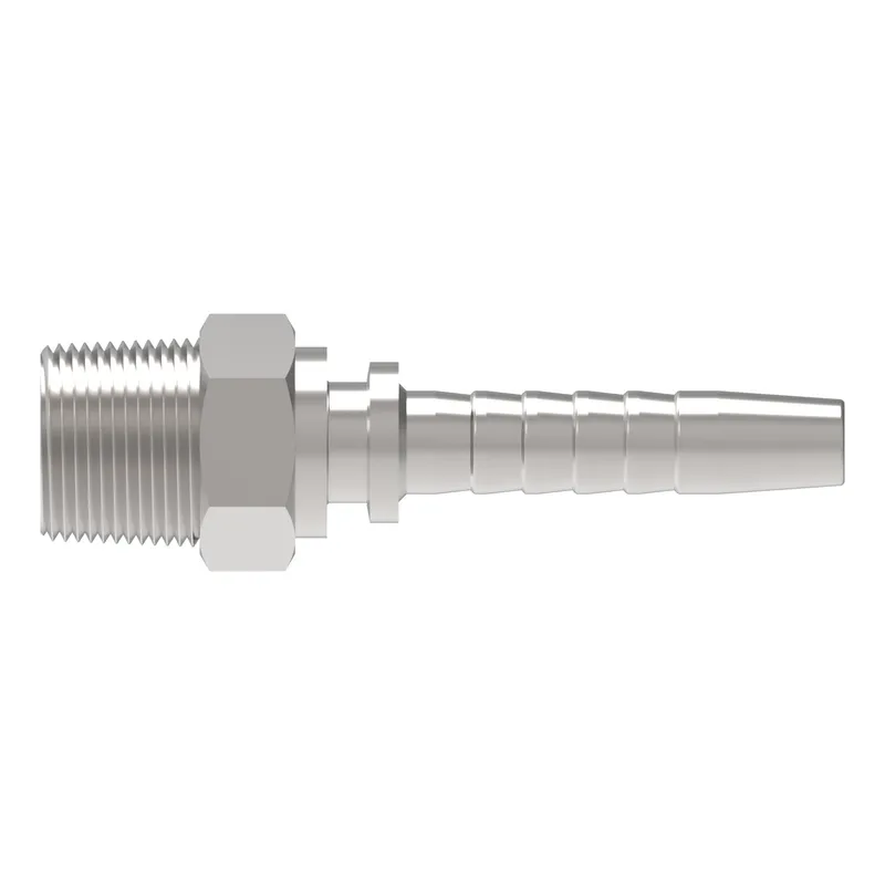 HOSE NIPPLE ASSY,2P/08,BSPT-M/08,CS,STR — photo 2 of 4
