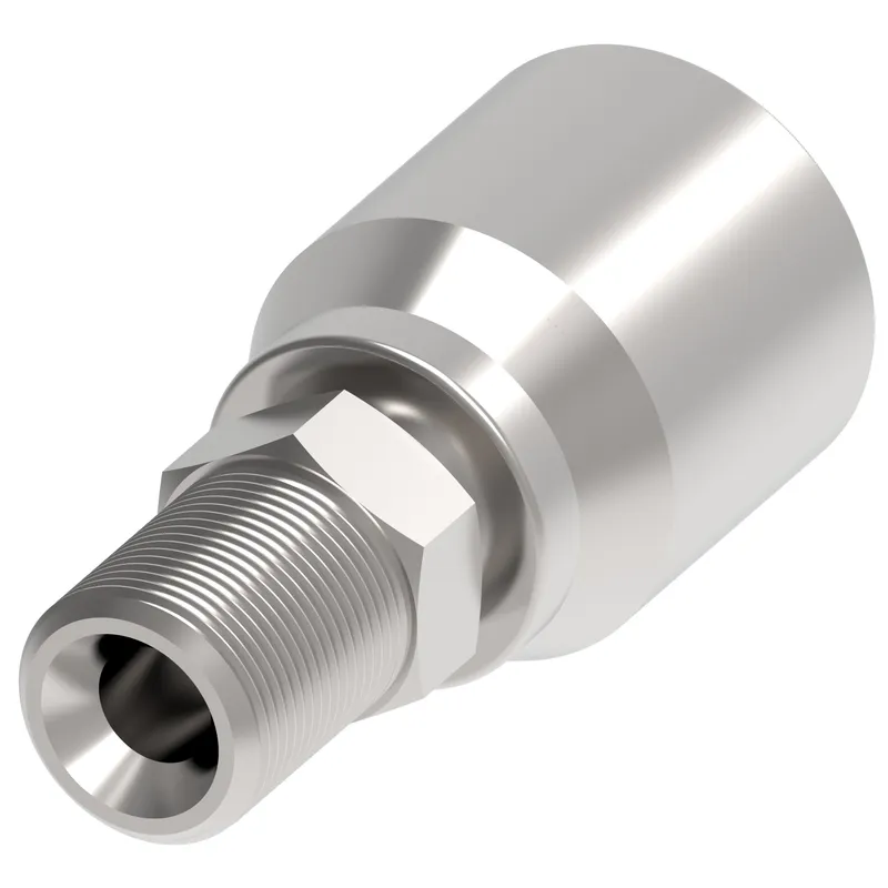 HOSE NIPPLE ASSY,2P/16,BSPT-M/16,CS,STR — photo 1 of 4