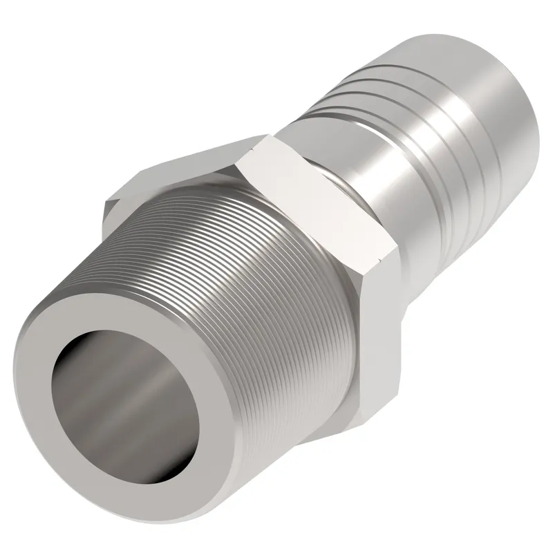 HOSE NIPPLE ASSY,2P/16,BSPT-M/16,AN,STR — photo 1 of 4