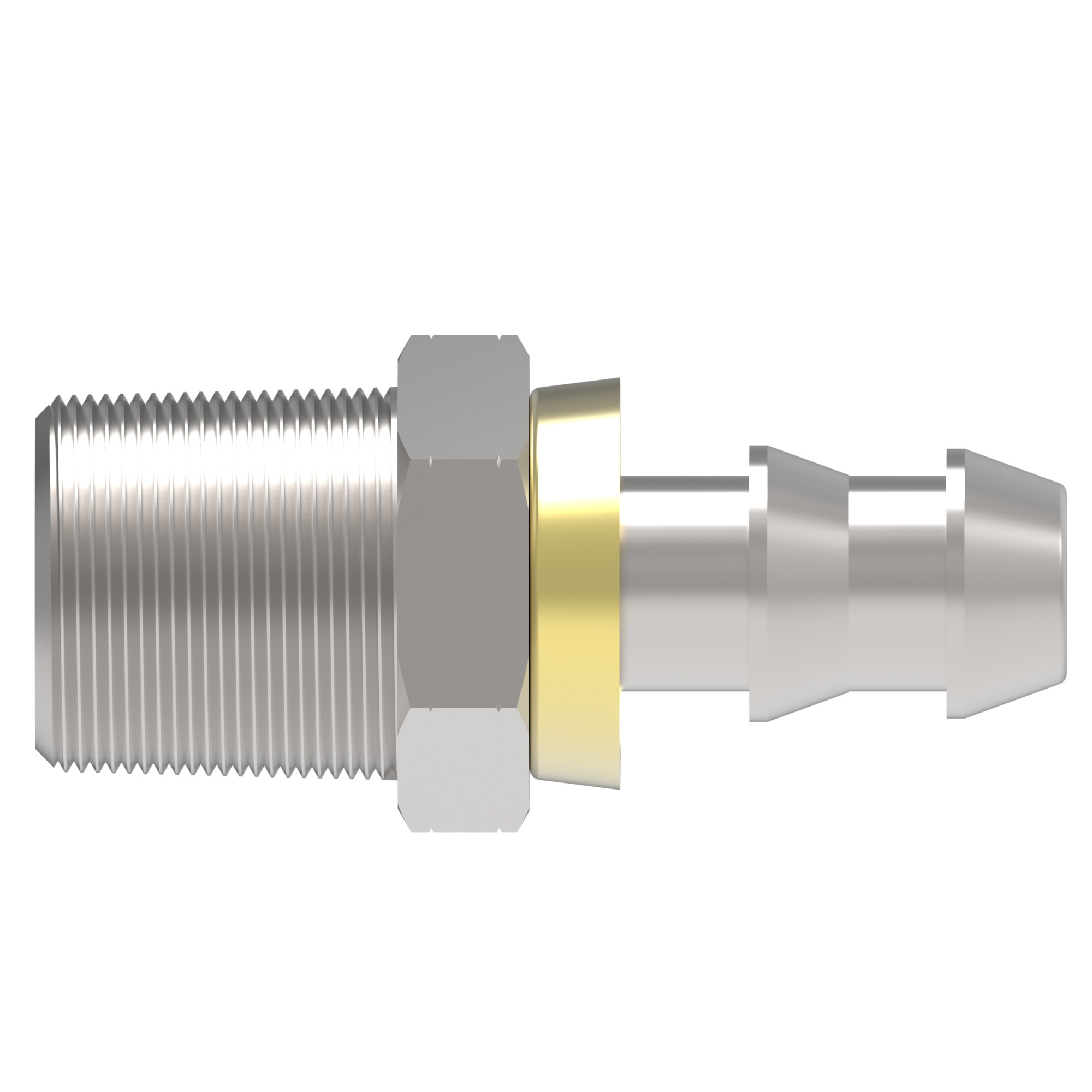 HOSE NIPPLE ASSY,2P/06,NPTF-M/06,CS,STR — photo 2 of 3