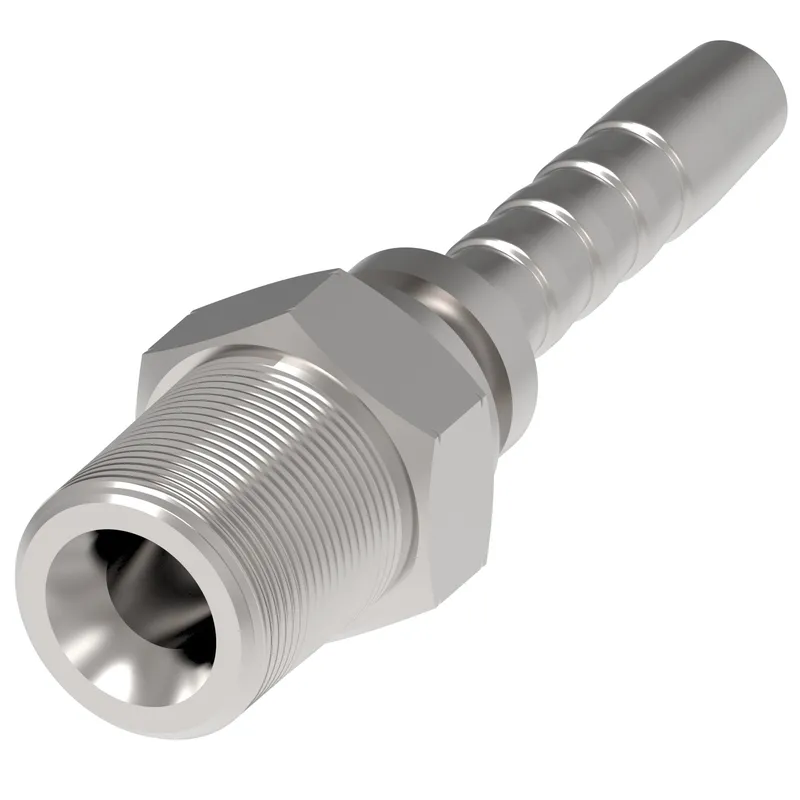 HOSE NIPPLE ASSY,2P/22,NPT-M/24,CS,STR — photo 1 of 3
