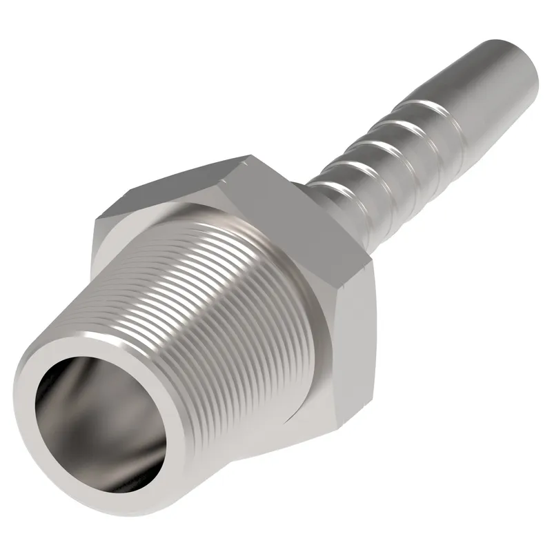 HOSE NIPPLE ASSY,2P/06,NPTF-M/06,CS,STR — photo 1 of 4