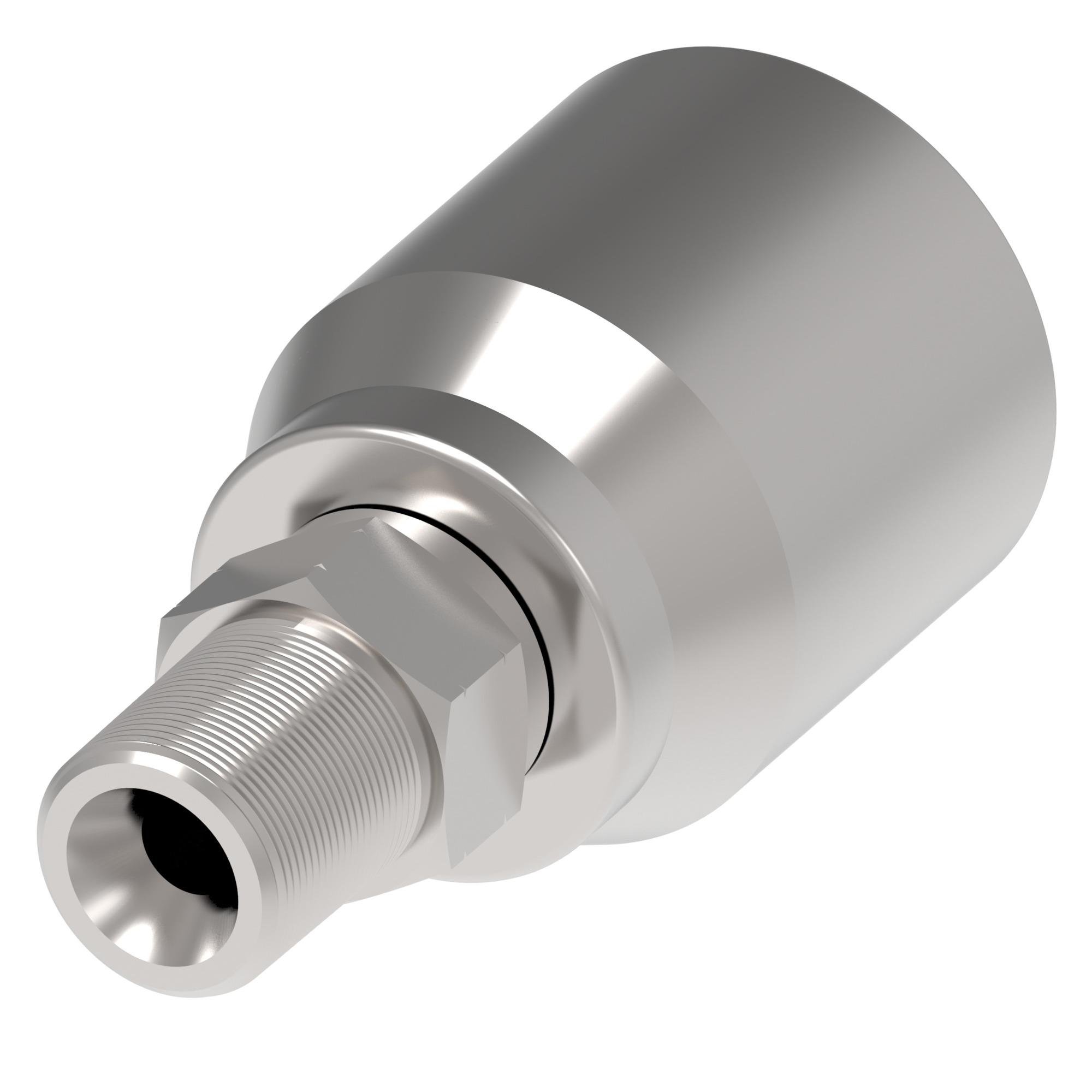 HOSE NIPPLE ASSY,1P/10,NPTF-M/08,CS,STR — photo 1 of 4