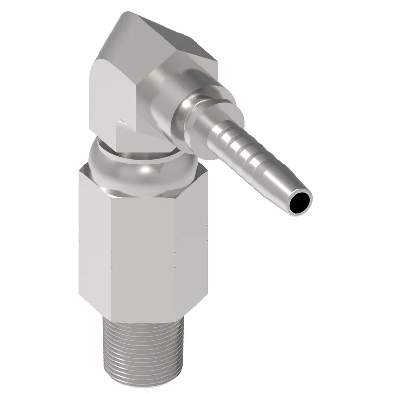HOSE NIPPLE ASSY,2P/12,NPTF-M/12,CS,90D — photo 2 of 4