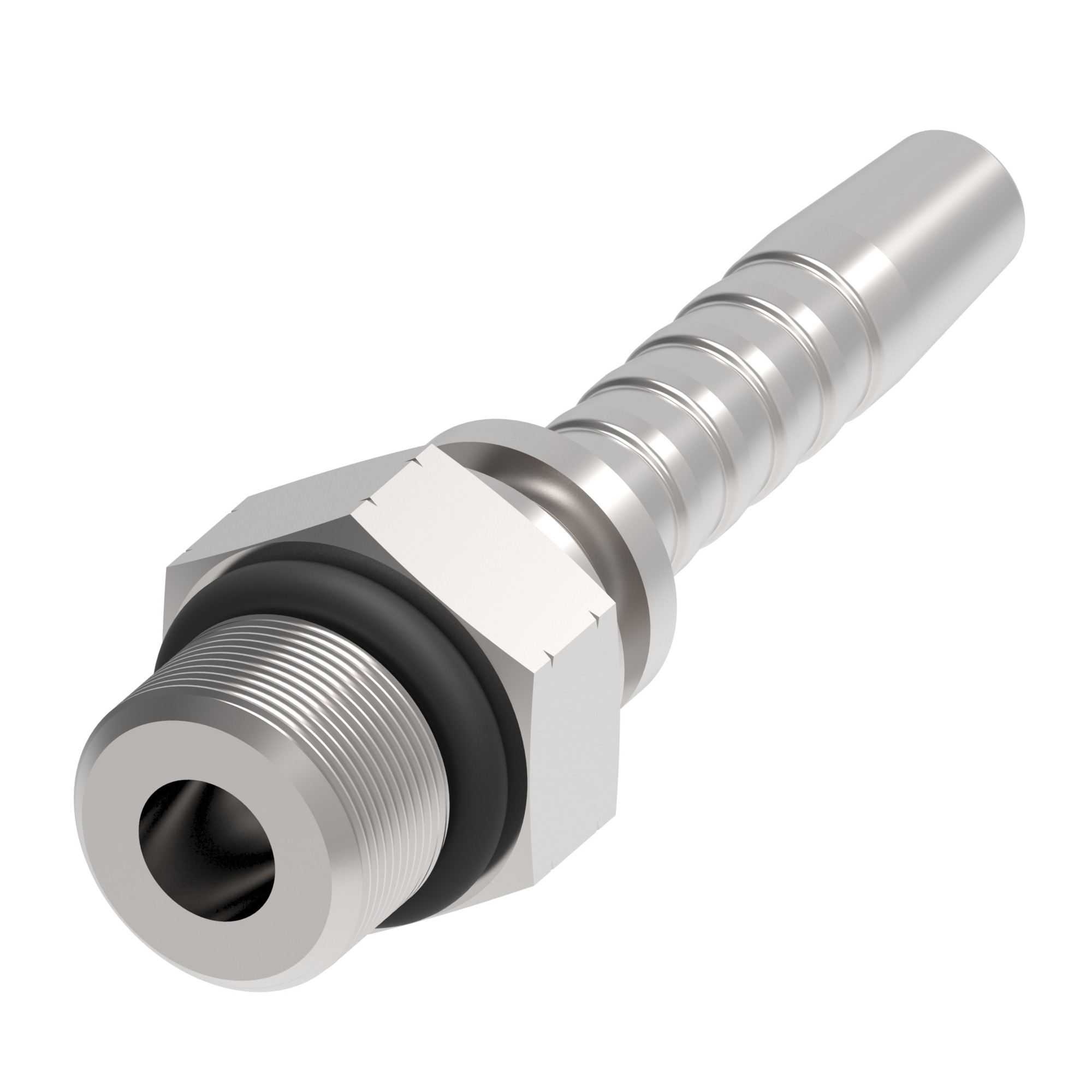 HOSE NIPPLE ASSY,2P/08,ORB-M/08,CS,STR