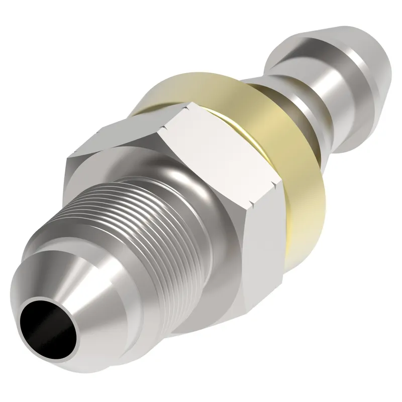 HOSE NIPPLE ASSY,2P/08,JIC-M/08,CS,STR — photo 1 of 3