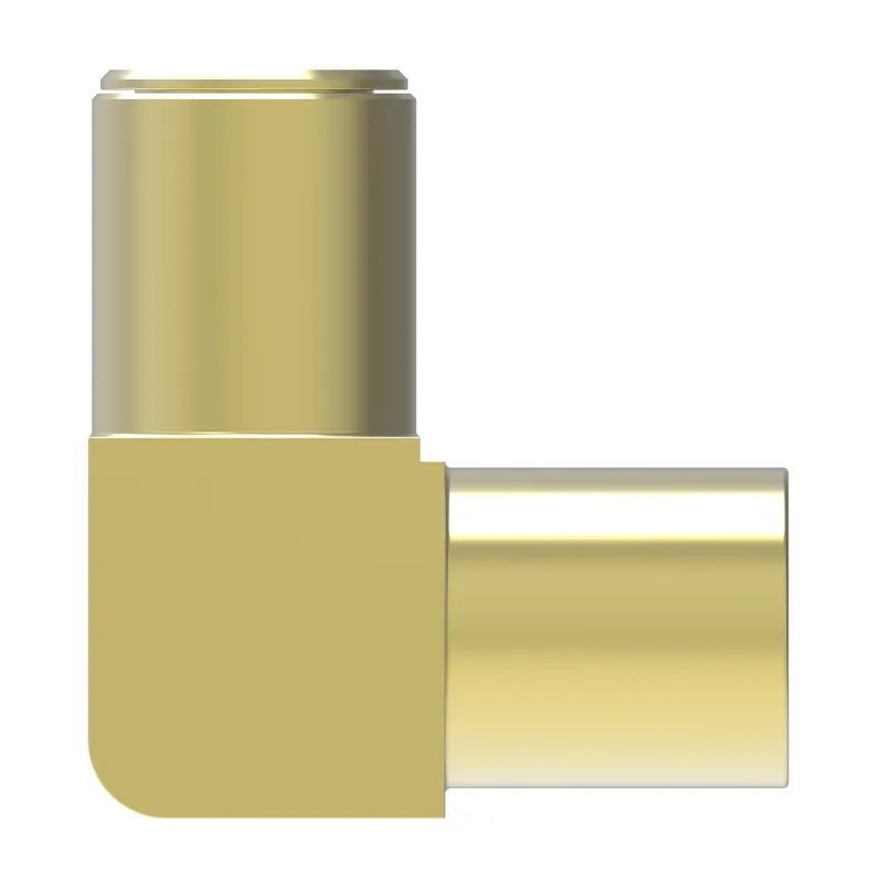 QCAB Adapter Brass 90d 1/4 T x 1/8 FP — photo 3 of 3