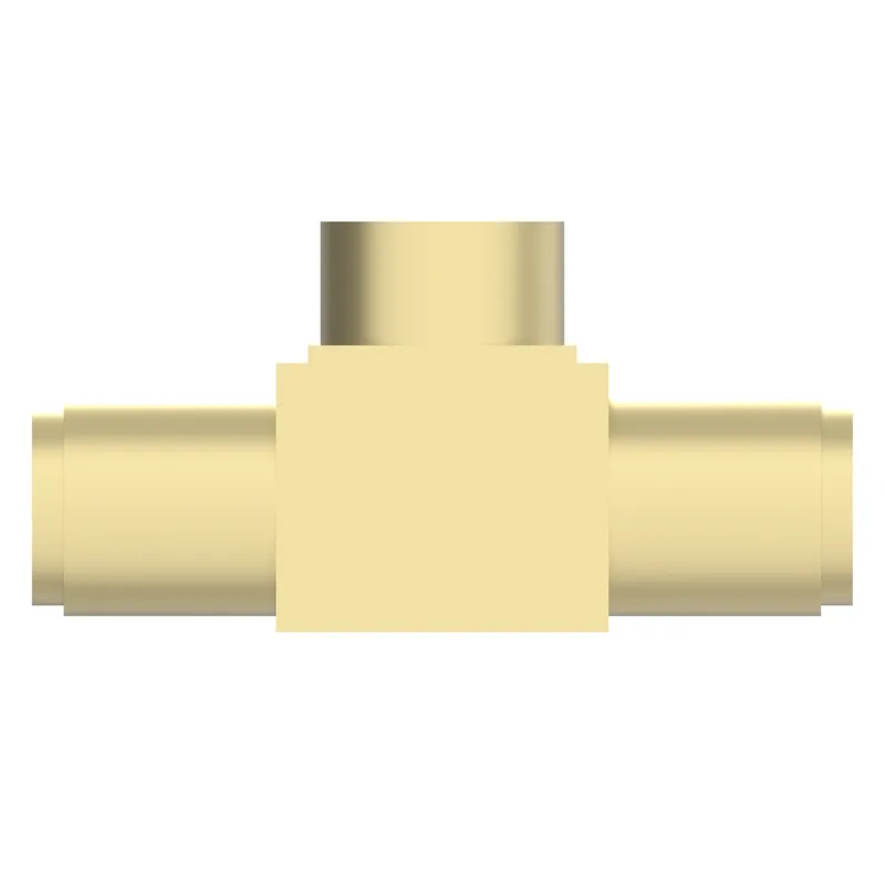 QCAB Adapter Brass Tee 3/8T 3/8T 1/4FP — photo 2 of 3
