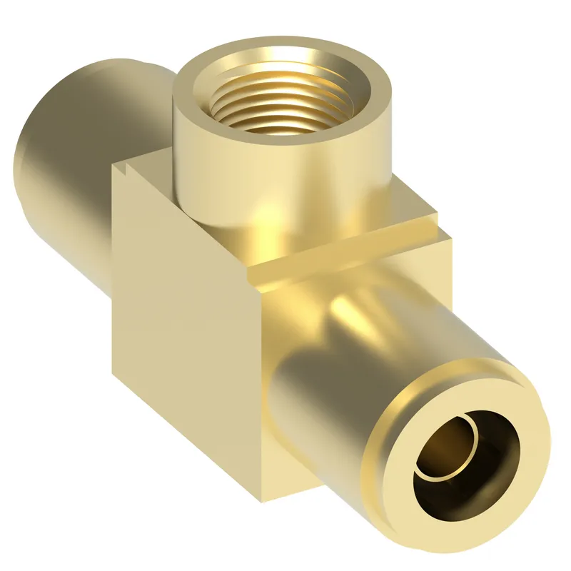 QCAB Adapter Brass Tee 3/8T 3/8T 1/4FP — photo 3 of 3