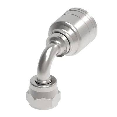 HOSE FTG, 1A/08, BF/10, CS, 90D
