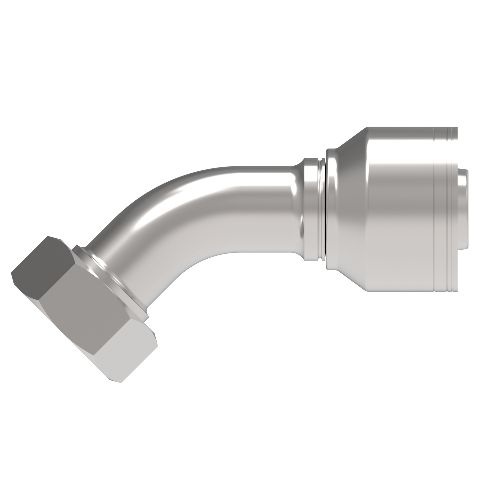 HOSE FTG, 1A/20, DKOL/32, CS, 45D — photo 3 of 4