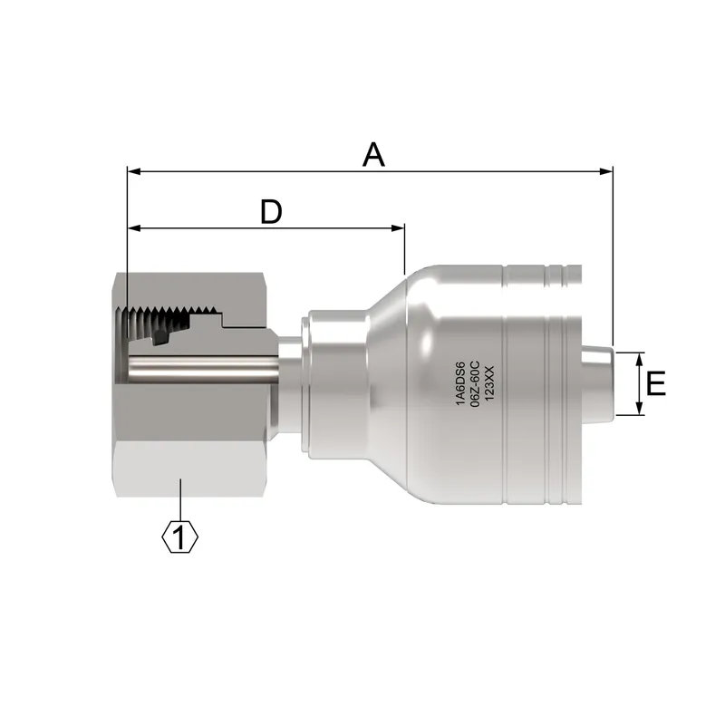 HOSE FTG, 1A/06, DKOH-B/06, CS, STR — photo 2 of 5