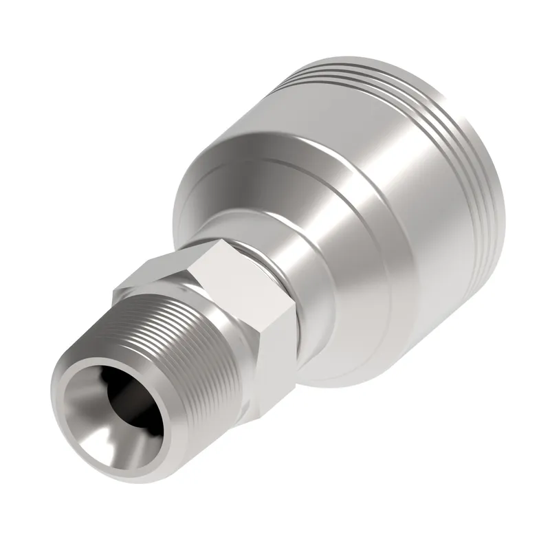 HOSE NIPPLE ASSY,4S/06,NPTF-M/06,CS,STR — photo 1 of 3