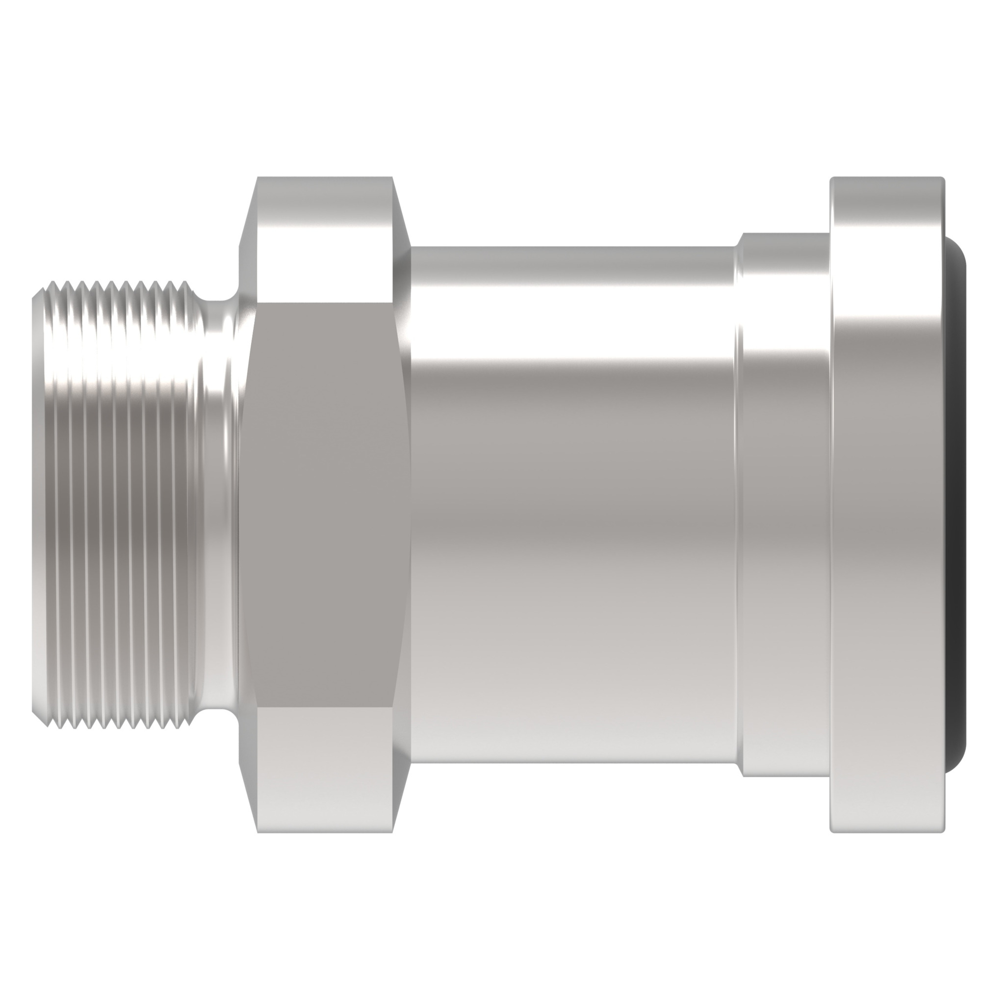 Adapter-STR,1DFL,25S-20,CS,NBR,ZN — photo 3 of 3