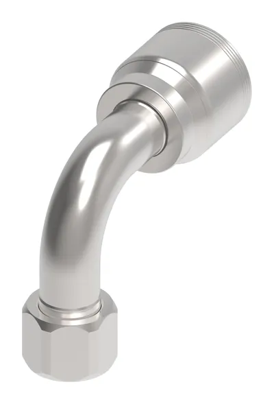 HOSE FTG, 1A/20, JIC-F/20, CS, 90D