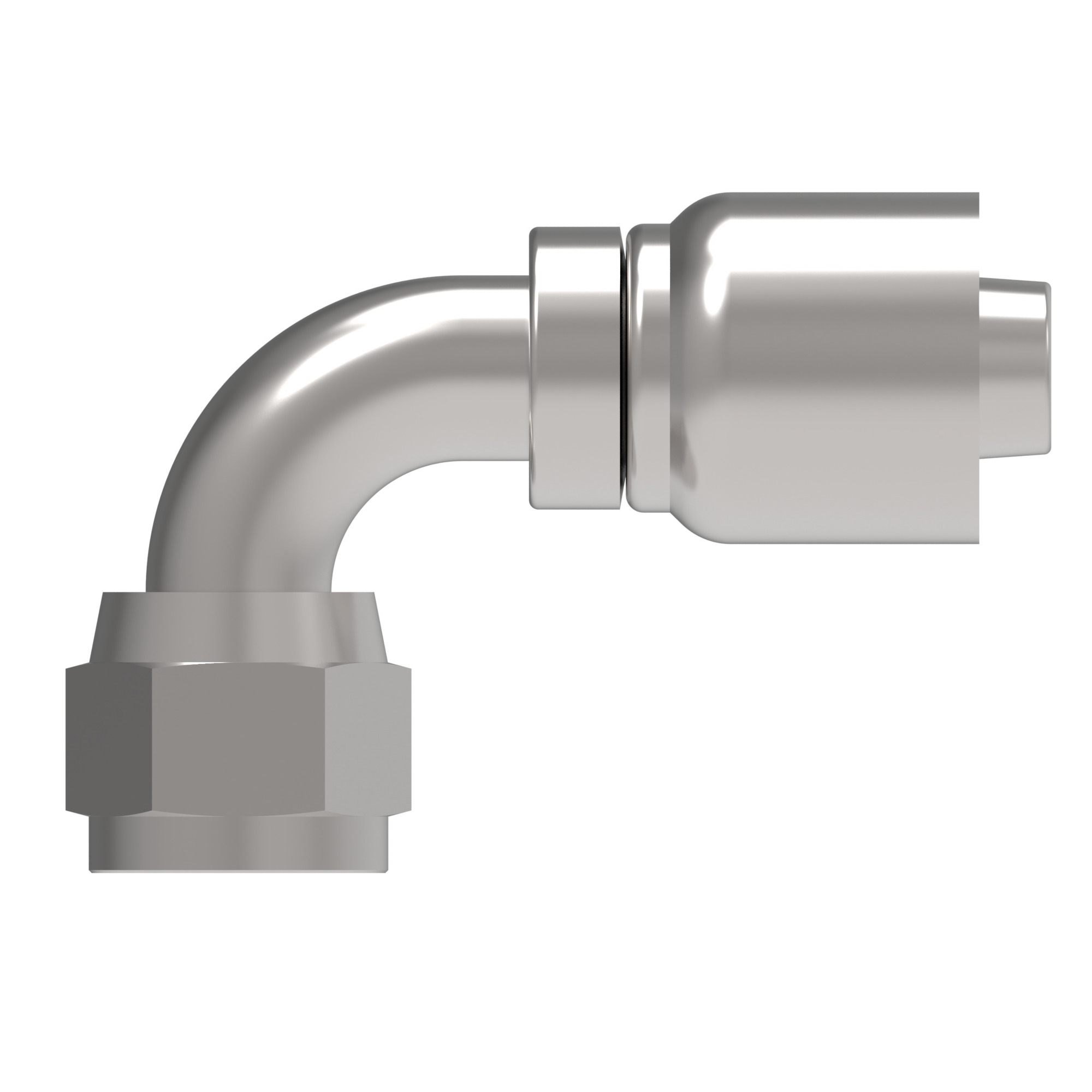 HOSE FTG, 1G/08, JIC-F/10, CS, 90D — photo 2 of 4