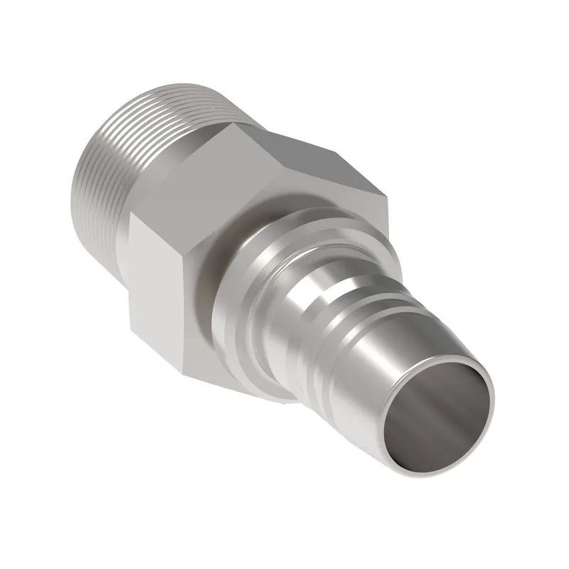 HOSE NIPPLE, 1A/04, NPTF-M/02, CS, STR — photo 2 of 3