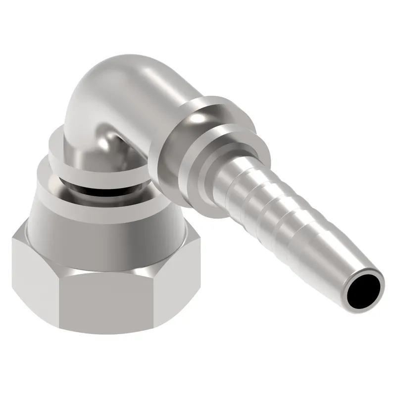 HOSE NIPPLE, 2P/04, MORFS-F/16, CS, 90D — photo 3 of 4