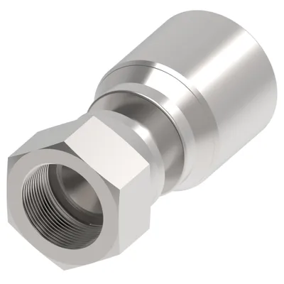 HOSE NIPPLE, 1P/32, JIC-F/64, CS, STR