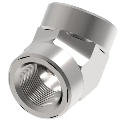 Adapter NPTFSteel 45 D1/4 FP x 1/4 MP