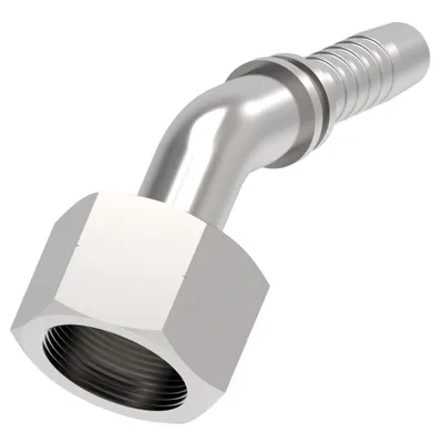 HOSE NIPPLE ASSY, 2P/12, BF/16, CS, 45D