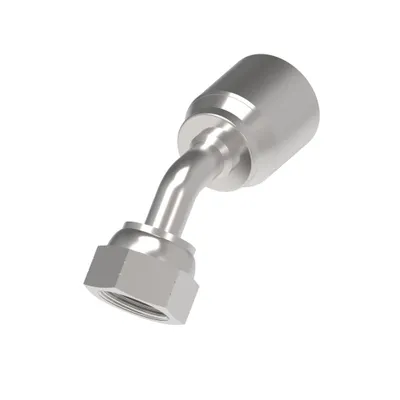 HOSE NIPPLE, 2P/08, ORS-F/08, CS, 45D