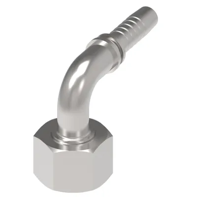 HOSE NIPPLE, 2P/24, ORS-F/24, CS, 90D