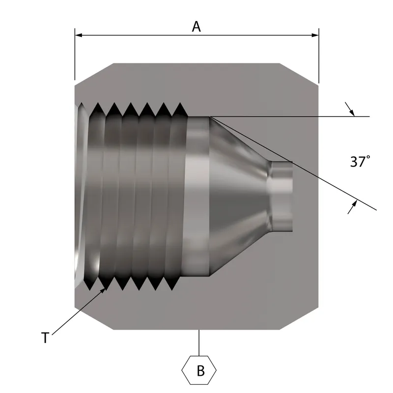 ADAPTER, JIC CAP — photo 2 of 4