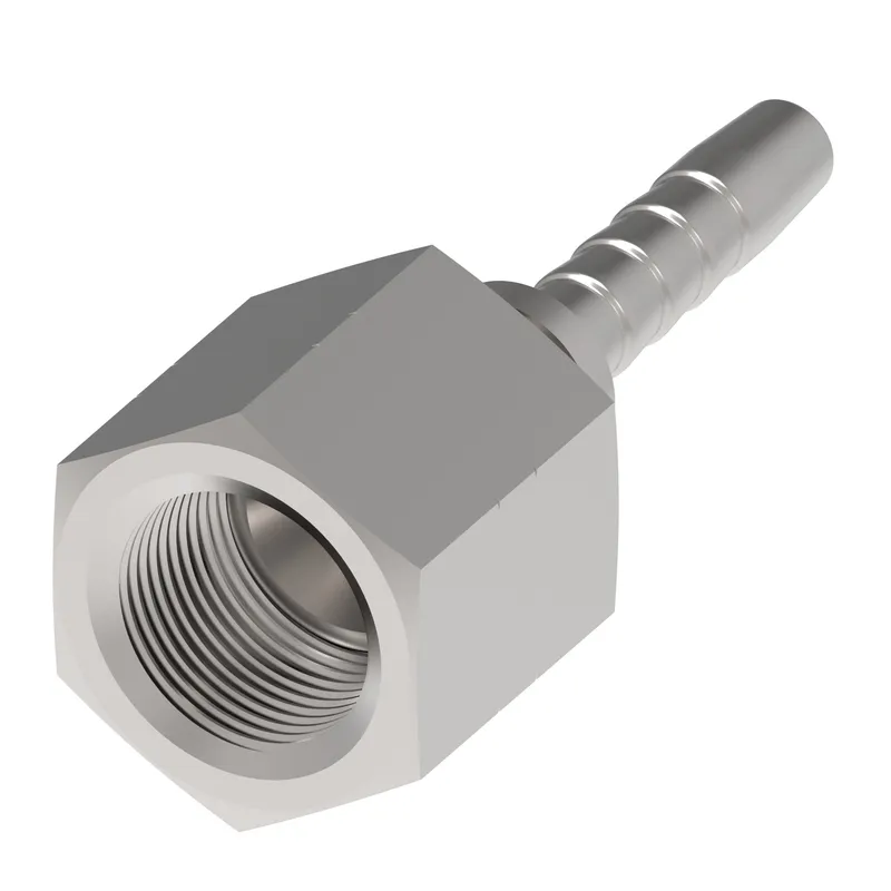 HOSE NIPPLE ASSY,2P/22,JIC-F/24,CS,STR — photo 1 of 3