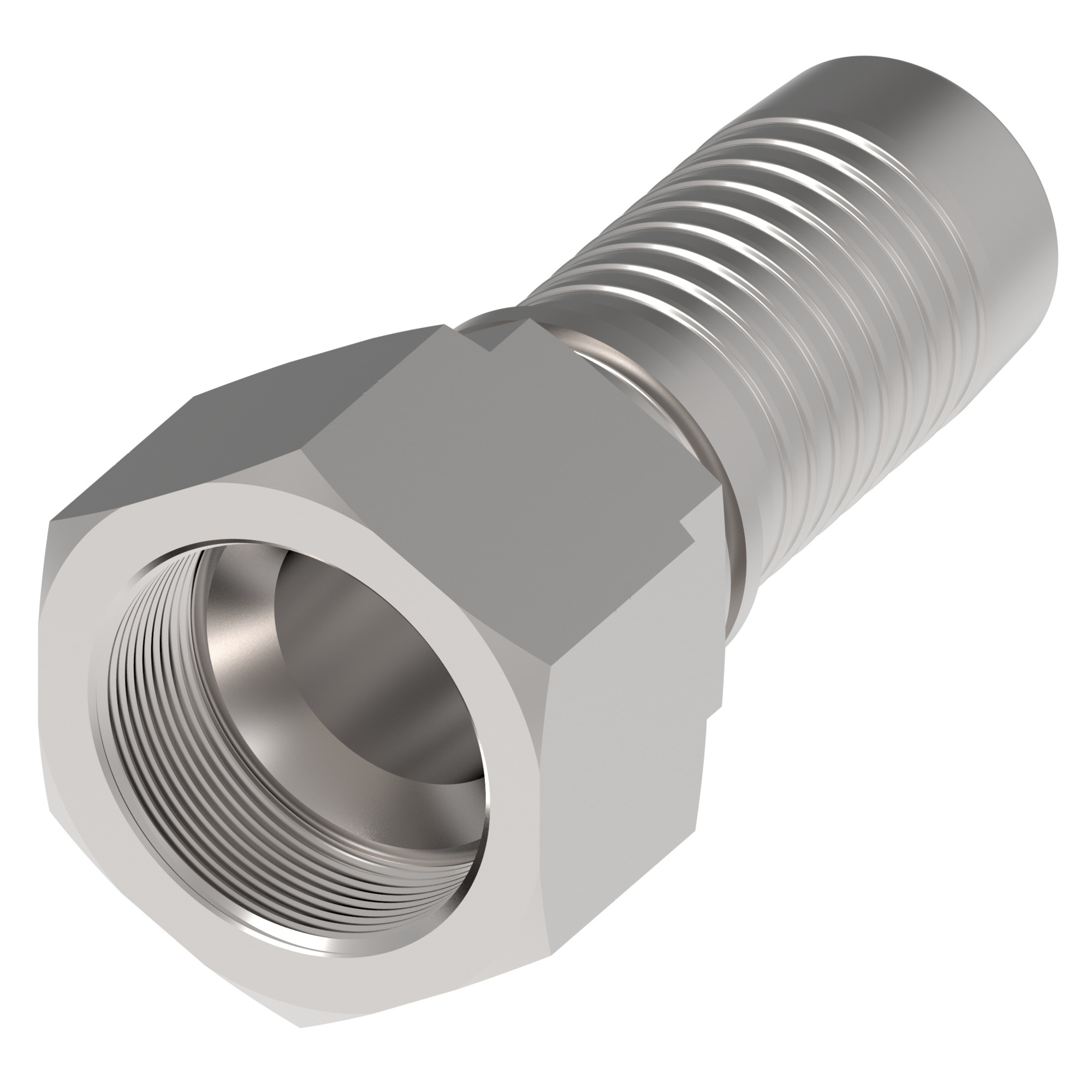 HOSE NIPPLE ASSY,2P/24,JIC-F/24,CS,STR — photo 1 of 4