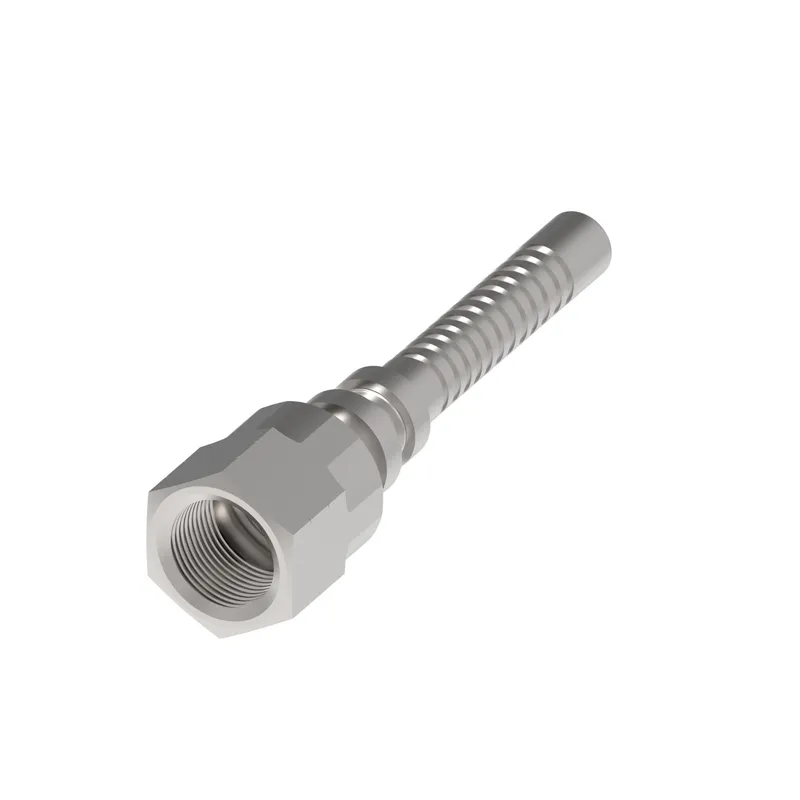 HOSE NIPPLE, 1P/04, JIC-F/04, CS, STR — photo 1 of 3