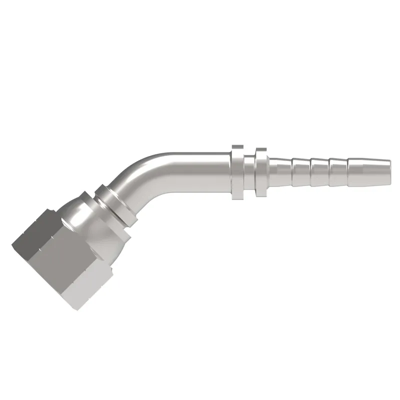 HOSE NIPPLE ASSY,2P/08,JIC-F/08,CS,45D — photo 2 of 4
