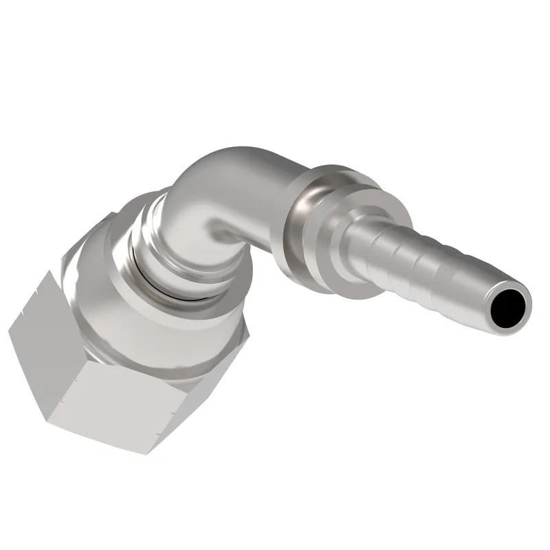 HOSE NIPPLE ASSY,2P/10,JIC-F/10,CS,45D — photo 3 of 4
