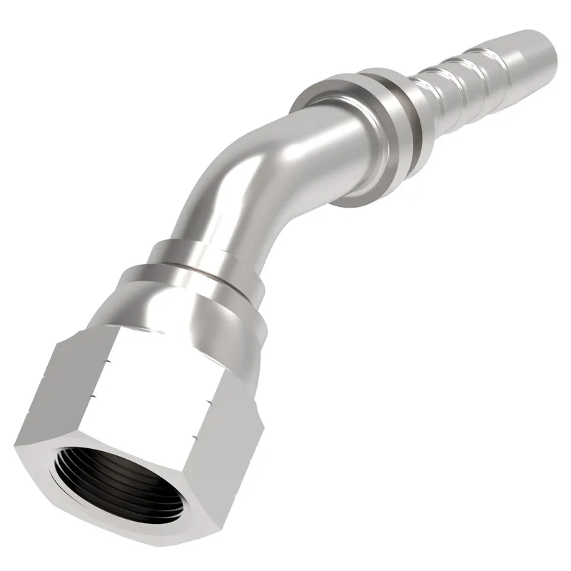 HOSE NIPPLE ASSY,2P/12,JIC-F/10,CS,45D — photo 1 of 4