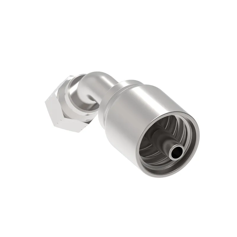 HOSE NIPPLE ASSY,1P/08,JIC-F/08,CS,45D — photo 2 of 3