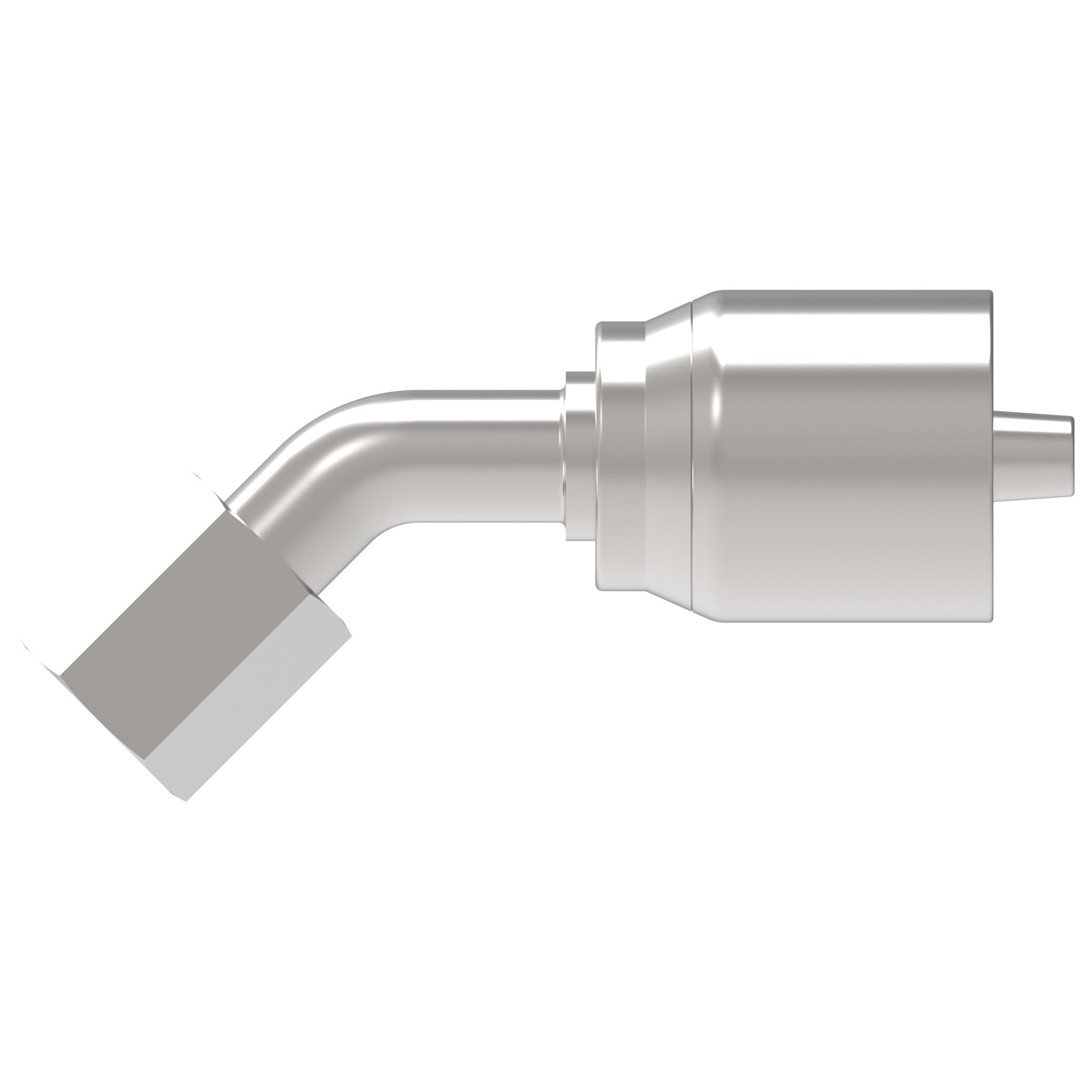 HOSE NIPPLE ASSY,1P/08,JIC-F/08,CS,45D — photo 2 of 4