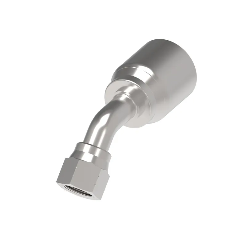 HOSE NIPPLE ASSY,1P/10,JIC-F/10,CS,45D — photo 1 of 3