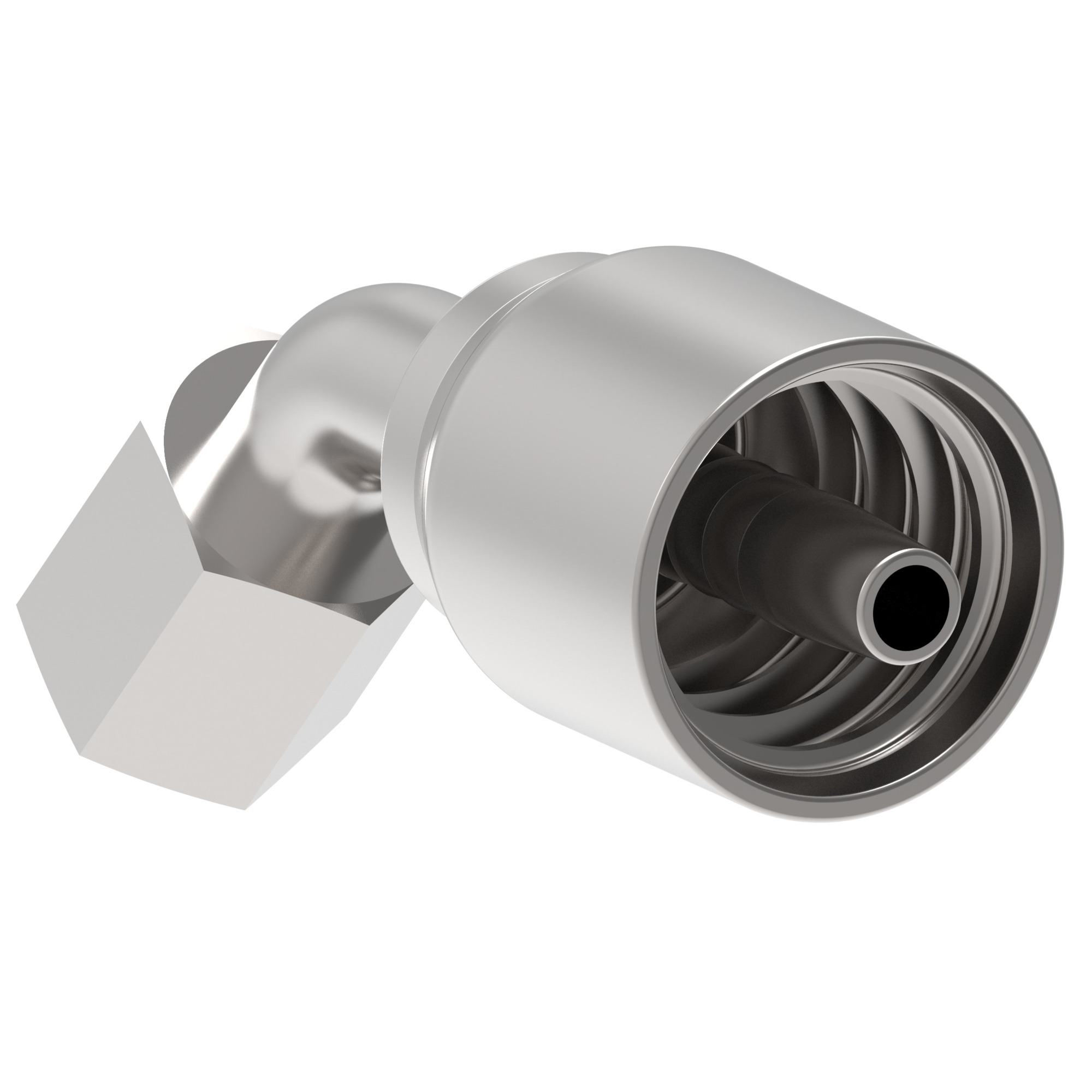 HOSE NIPPLE ASSY,1P/16,JIC-F/16,CS,45D — photo 3 of 4