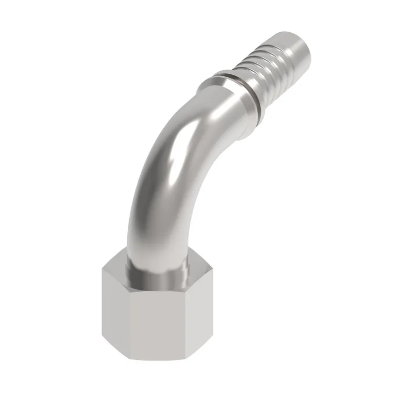 HOSE NIPPLE ASSY,2P/16,JIC-F/16,AN,90D — photo 1 of 3