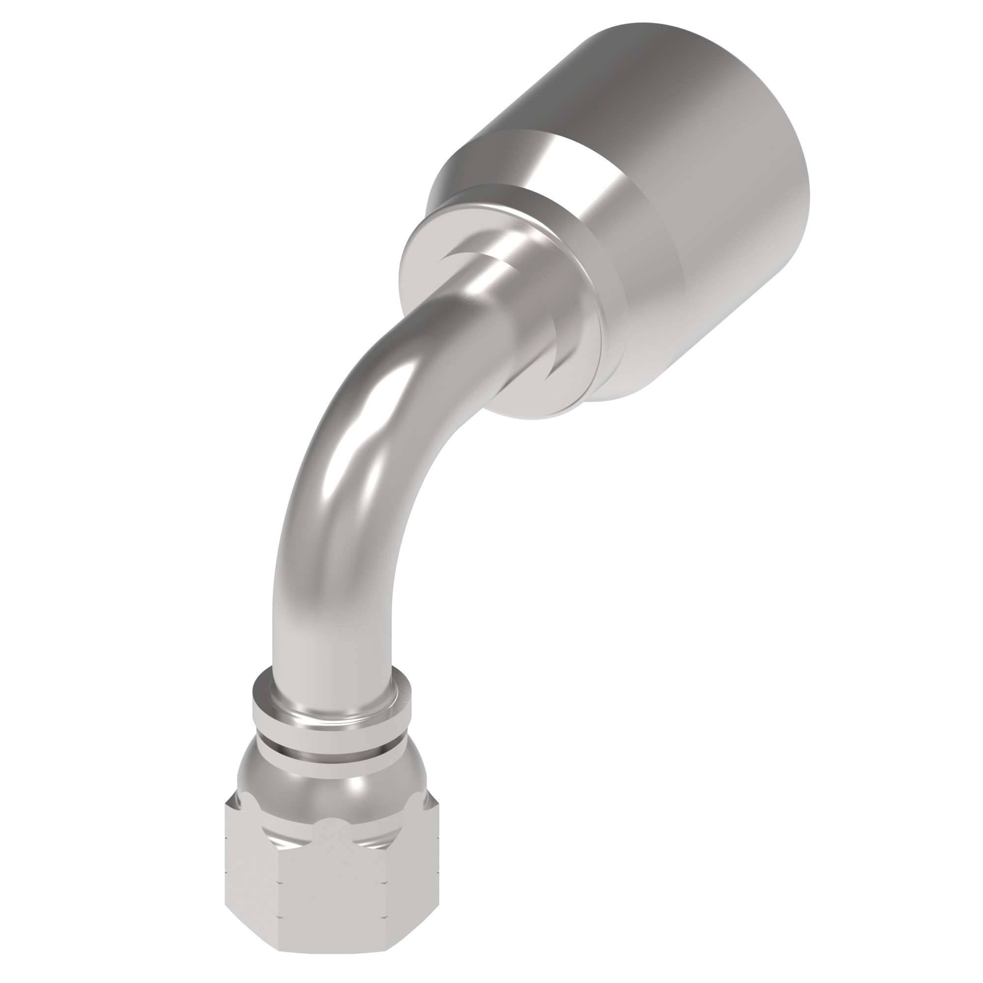 HOSE NIPPLE ASSY,1P/20,JIC-F/20,CS,90D — photo 1 of 4