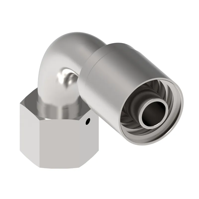HOSE NIPPLE ASSY,1P/20,JIC-F/20,CS,90D — photo 2 of 4